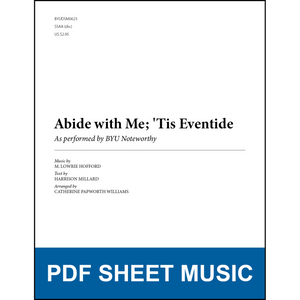 Abide with Me; 'Tis Eventide (Arr. by Catherine Papworth Williams - SSAA A Cappella) [PDF Sheet Music]