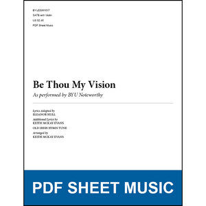 Be Thou My Vision (Arr. by Keith McKay Evans - SATB A Cappella with Violin) [PDF Sheet Music]
