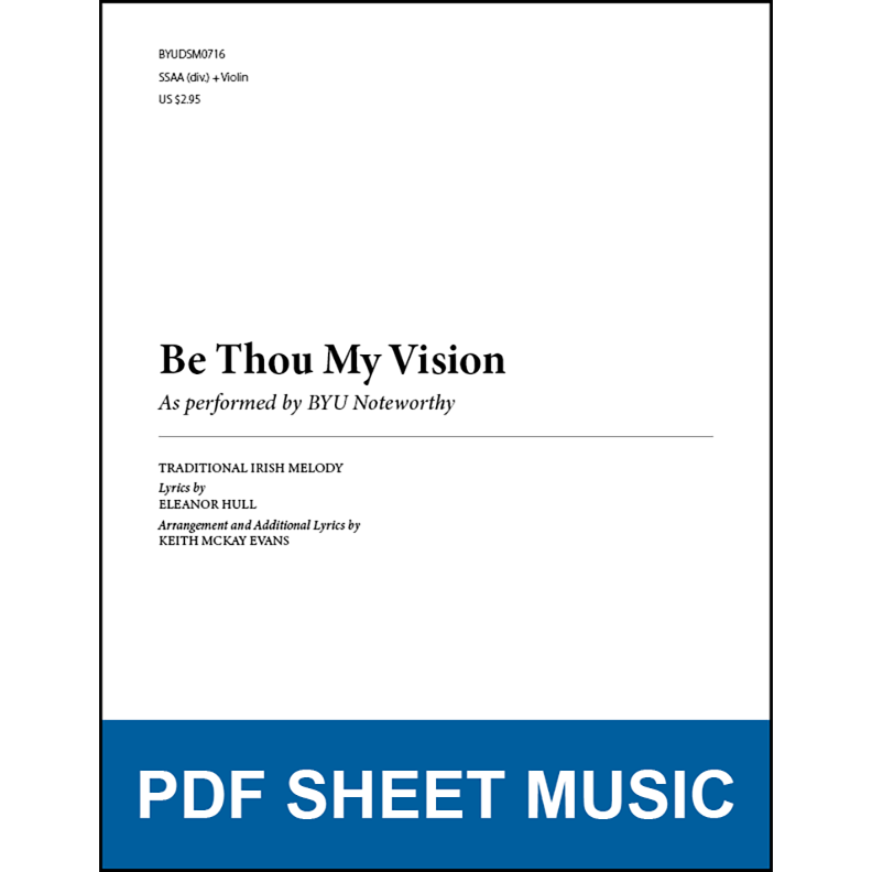 Be Thou My Vision (Arr. by Keith McKay Evans - SSAA A Cappella with Violin) [PDF Sheet Music]