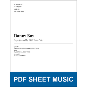 Danny Boy (Arr. by McKay Crockett - TTBB A Cappella) [PDF Sheet Music]