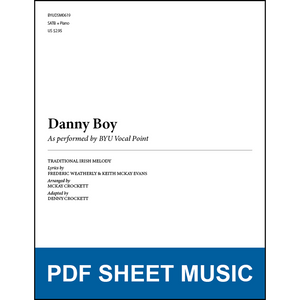 Danny Boy (Arr. by McKay Crockett - SATB and Piano) [PDF Sheet Music]