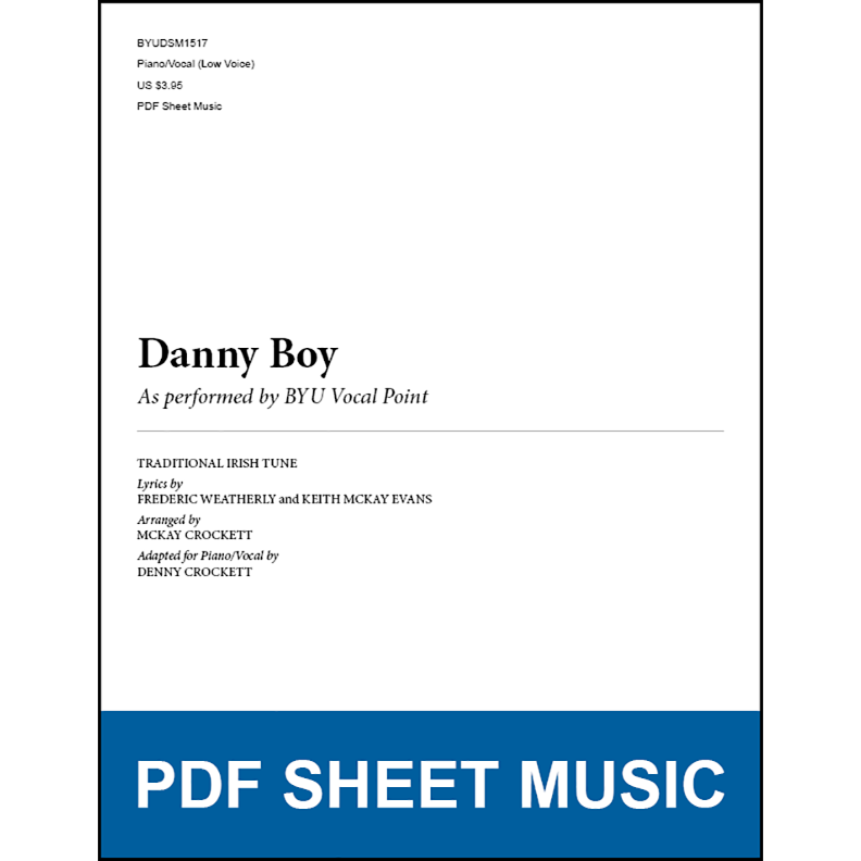 Danny Boy (Piano/Vocal - Low Voice) [PDF Sheet Music]