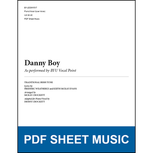 Danny Boy (Piano/Vocal - Low Voice) [PDF Sheet Music]