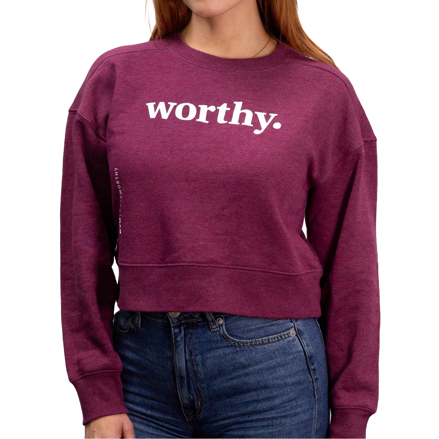 BYU Noteworthy Purple 'Worthy' Sweatshirt