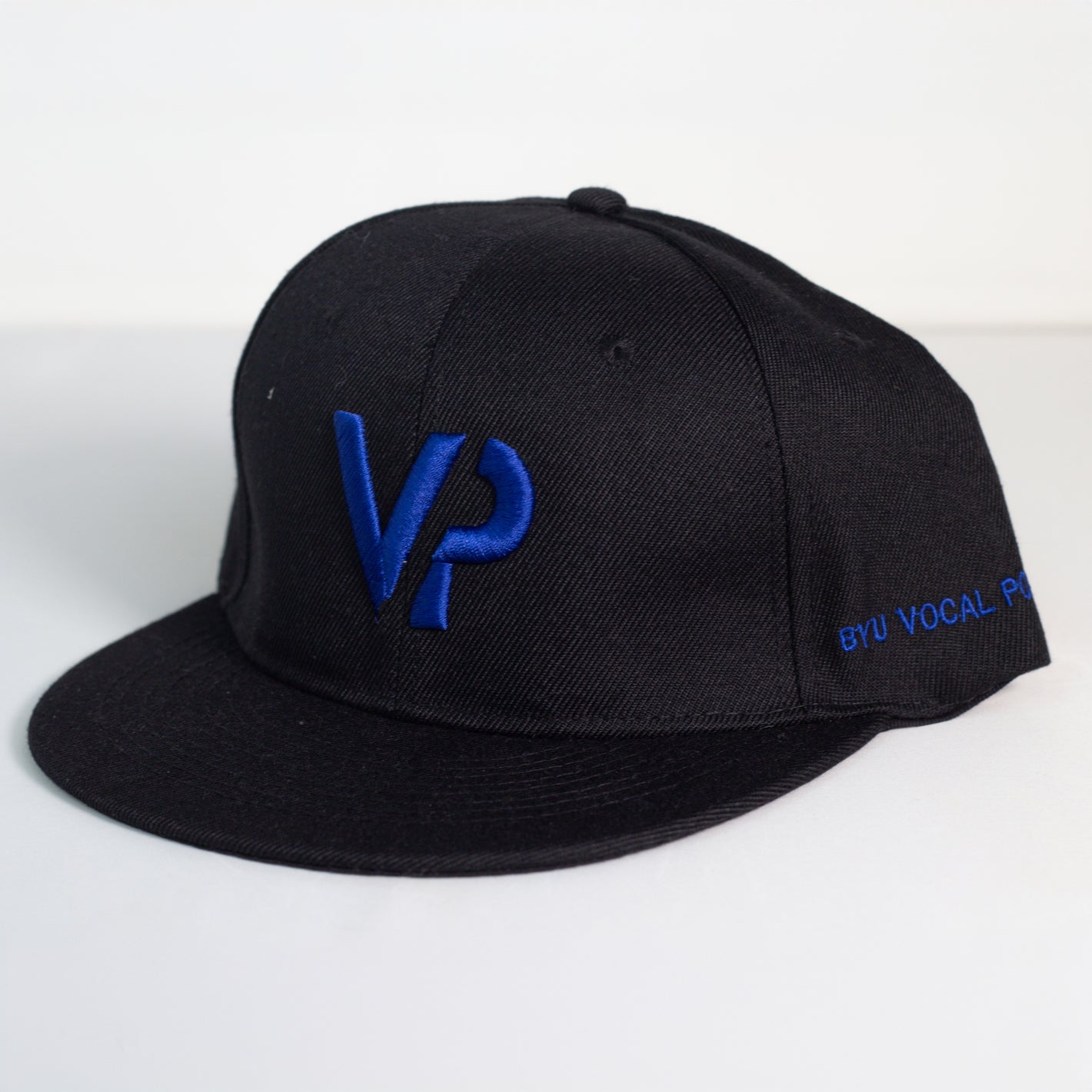 BYU Vocal Point Black 'VP' Flat Bill Snapback Hat
