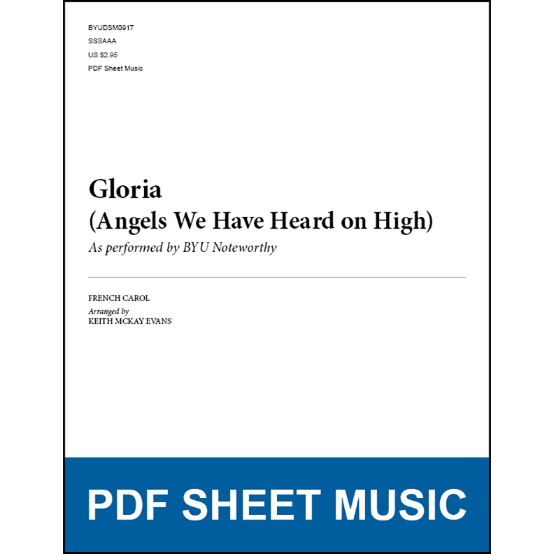 Gloria (Angels We Have Heard on High) (Arr. by Keith McKay Evans - SSAA A Cappella) [PDF Sheet Music]