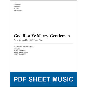 God Rest Ye Merry, Gentlemen (Piano/Vocal) [PDF Sheet Music]
