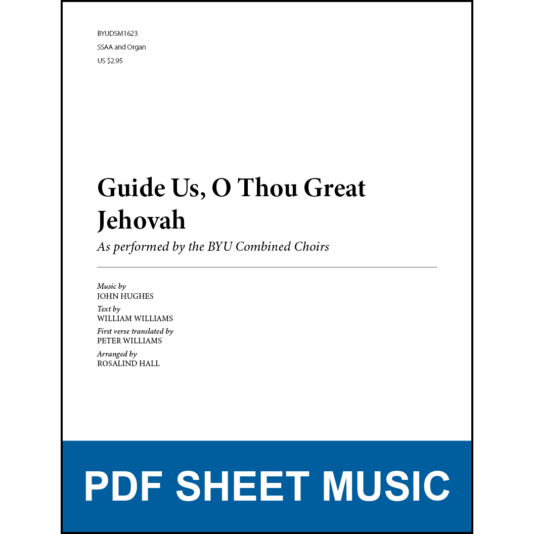 Guide Us, O Thou Great Jehovah (Arr. by Rosalind Hall - SSAA and Organ) [PDF Sheet Music]