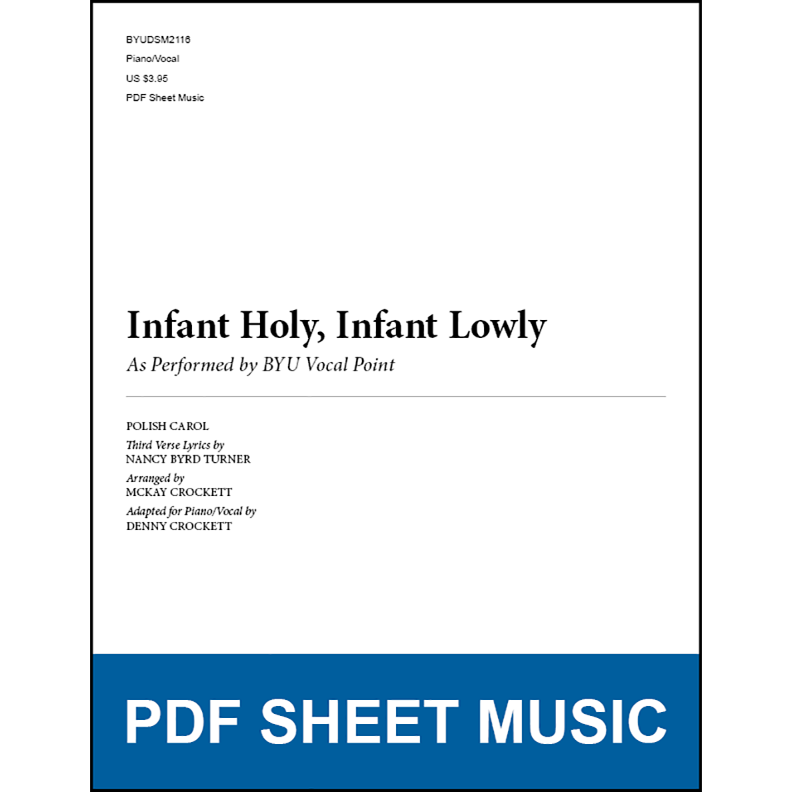 Infant Holy, Infant Lowly (Piano/Vocal) [PDF Sheet Music]