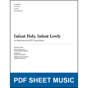 Infant Holy, Infant Lowly (Piano/Vocal) [PDF Sheet Music]