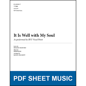 It Is Well with My Soul (Arr. by McKay Crockett - TTBB A Cappella) [PDF Sheet Music]