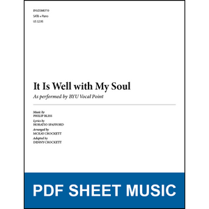 It Is Well with My Soul (Arr. by McKay Crockett - SATB and Piano) [PDF Sheet Music]