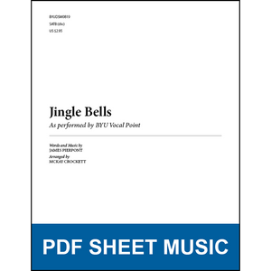 Jingle Bells (Arr. by McKay Crockett - SATB A Cappella) [PDF Sheet Music]