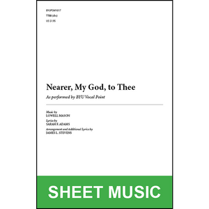 Nearer, My God, to Thee (Arr. by James L. Stevens - TTBB A Cappella) [Physical Sheet Music]