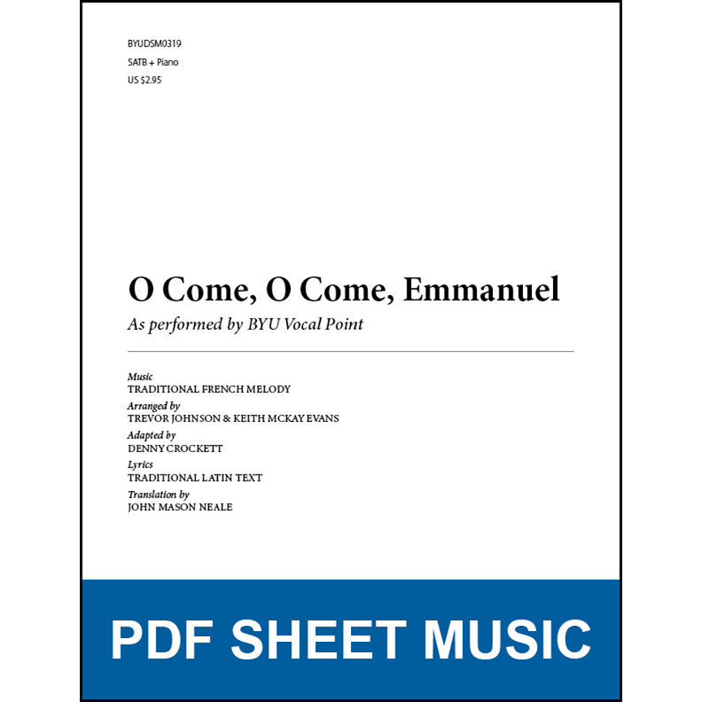 O Come, O Come, Emmanuel (Arr. by Trevor Johnson and Keith McKay Evans - SATB and Piano) [PDF Sheet Music]