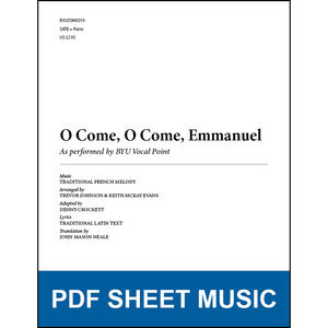 O Come, O Come, Emmanuel (Arr. by Trevor Johnson and Keith McKay Evans - SATB and Piano) [PDF Sheet Music]