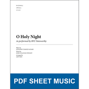 O Holy Night (Arr. by Amy Geis - SATB A Cappella) [PDF Sheet Music]