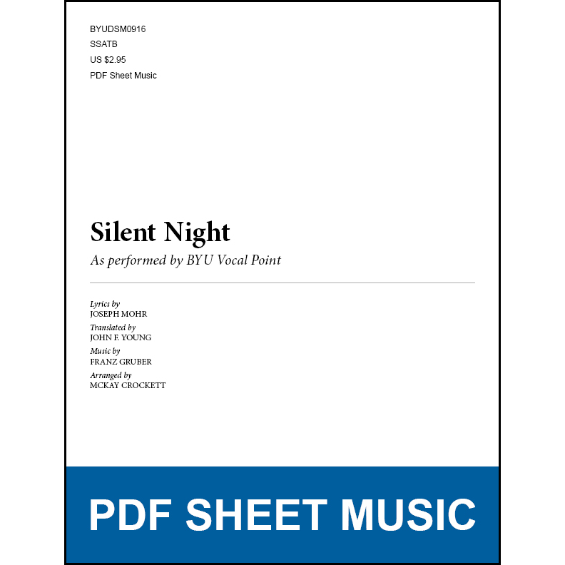 Silent Night (Arr. by McKay Crockett - SATB A Cappella) [PDF Sheet Music]