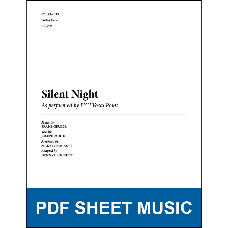 Silent Night (Arr. by McKay Crockett - SATB and Piano) [PDF Sheet Music]
