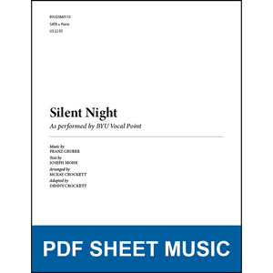 Silent Night (Arr. by McKay Crockett - SATB and Piano) [PDF Sheet Music]