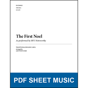 The First Noel (Arr. by Amy Whitcomb - SSAA A Cappella) [PDF Sheet Music]